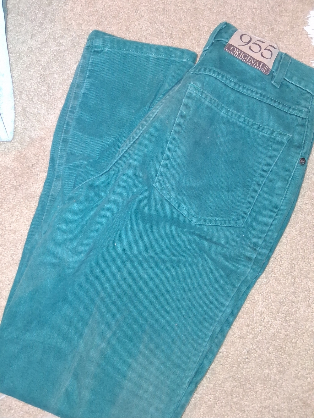 Women’s Straight Jeans in Teal